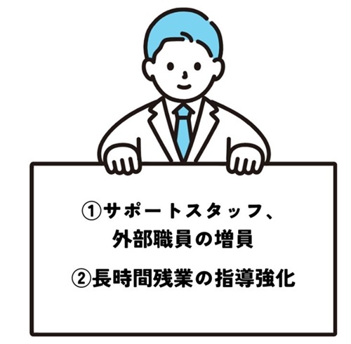 残業問題の改善点